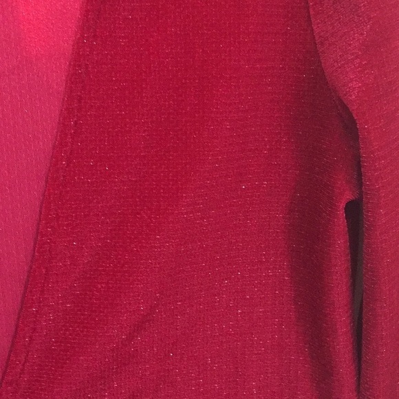 Urban Outfitters Bree Velvet V Neck Hot Pink Top - Picture 9 of 10